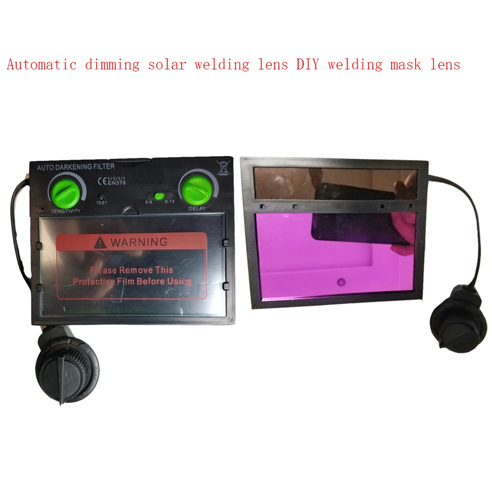 3.a generaciónNueva acción, lente de atenuación solar de soldadura totalmente automática, doble pantalla, espejo visual grande, espejo de protección de ventana - imagen 2