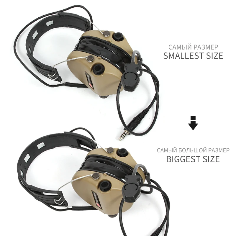 TAC-SKY Airsofte Sordin, orejeras de silicona, reducción de ruido, captación, auriculares tácticos militares para caza y tiro - imagen 2