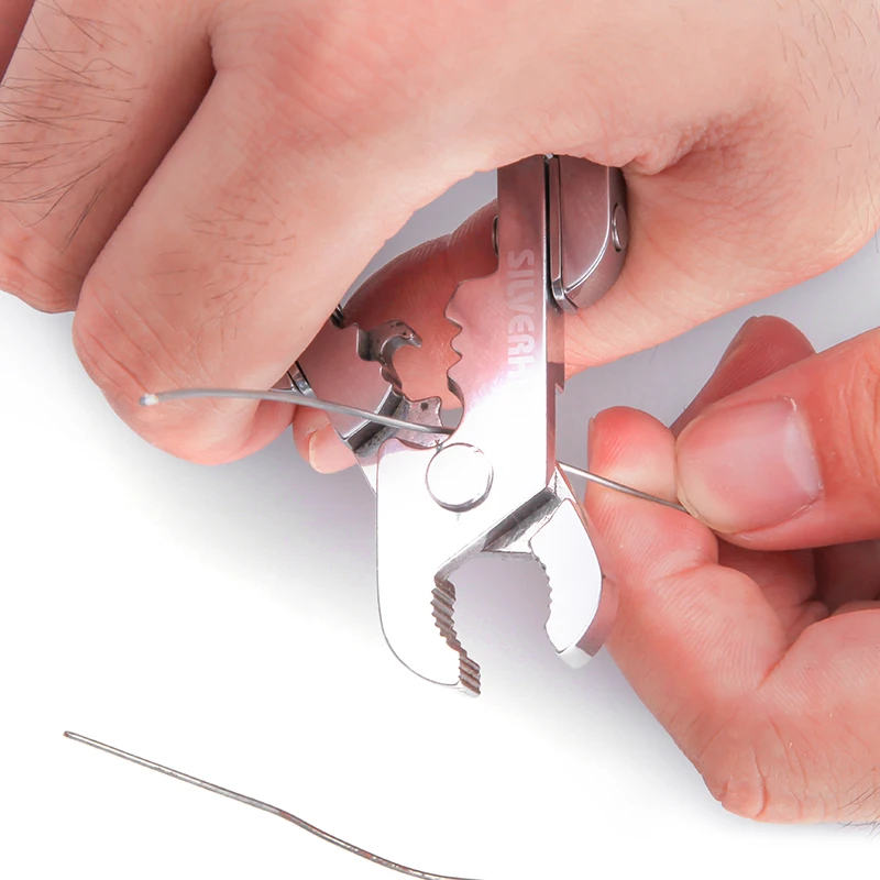 Alicates pequeños multiherramienta de acero inoxidable, plegable, multifunción - imagen 5