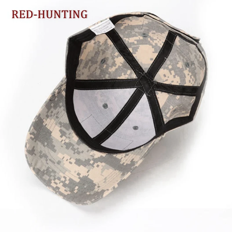 Sombreros de camuflaje para hombre y mujer, gorra táctica de caza táctica, sombreros de combate, gorra de béisbol al aire libre - imagen 4