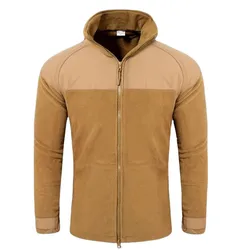 Chaqueta táctica militar de lana para hombre