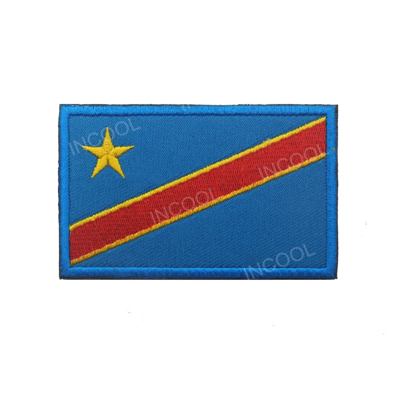 Parche bordado con la bandera de Albania, Jordan, Líbano, Mongolia, Senegal, emblema, apliques, insignias bordadas - imagen 5