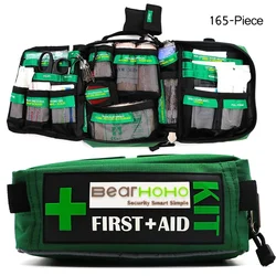 Kit de primeros auxilios portátil para coche y escuela y senderismo