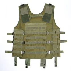 Chaleco táctico MOLLE CLUSGO con panel mesh frontal