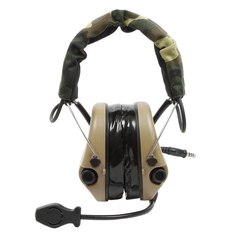 TAC-SKY Airsofte Sordin, orejeras de silicona, reducción de ruido, captación, auriculares tácticos militares para caza y tiro - imagen 3