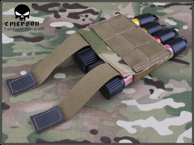 Emersongear-Bolsa Electrónica para palo de Paintball, Emerson Modelo B Plus Meshbelt, bolsa militar, equipo EM6060 Multicam - imagen 2