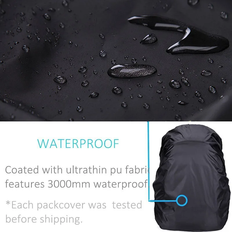 Mochila impermeable de 90L y 100l, bolsa grande para la lluvia y portátil, ideal para senderismo, Camping, militar, 90L, 110L y 120L - imagen 5