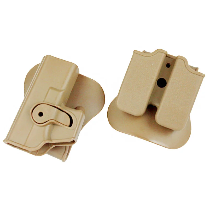 Funda de Airsoft para caza, cinturón táctico de combate al aire libre, GLOCK 17, 19, 22, 31 - imagen 4