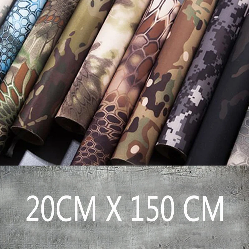 VULPO 20cm x 150cm cinta de camuflaje autoadhesiva elástica táctica tela de camuflaje multifuncional accesorios de caza - imagen 2