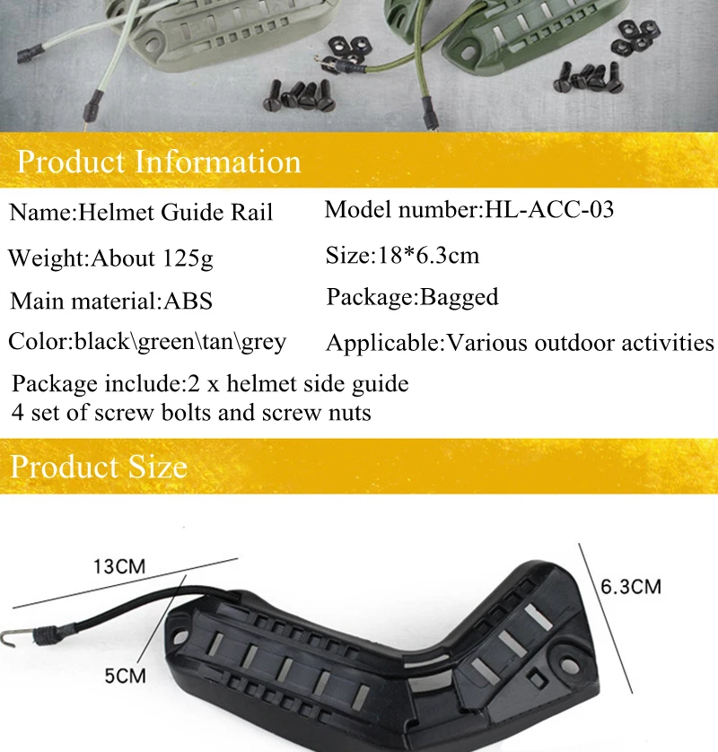 Instalación riel casco - Proceso sencillo