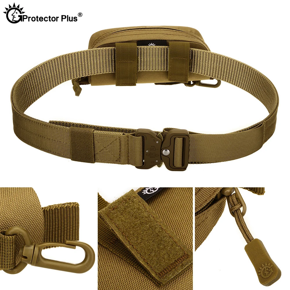 Bolsa protectora para gafas tácticas, estuche multifuncional de camuflaje para gafas, bolsa de embrague pequeña Molle para ciclismo al aire libre, impermeable - imagen 4