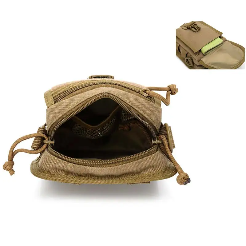 Bolsa táctica impermeable de nailon, riñonera Molle para senderismo, pesca, caza, deportes, Camping, XA717WA - imagen 5