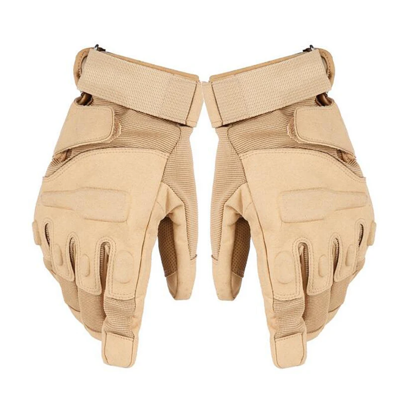 Guantes tácticos de dedo medio/completo para hombre, guantes deportivos para caza, tiro, senderismo, Camping, invierno, Material de microfibra - imagen 2