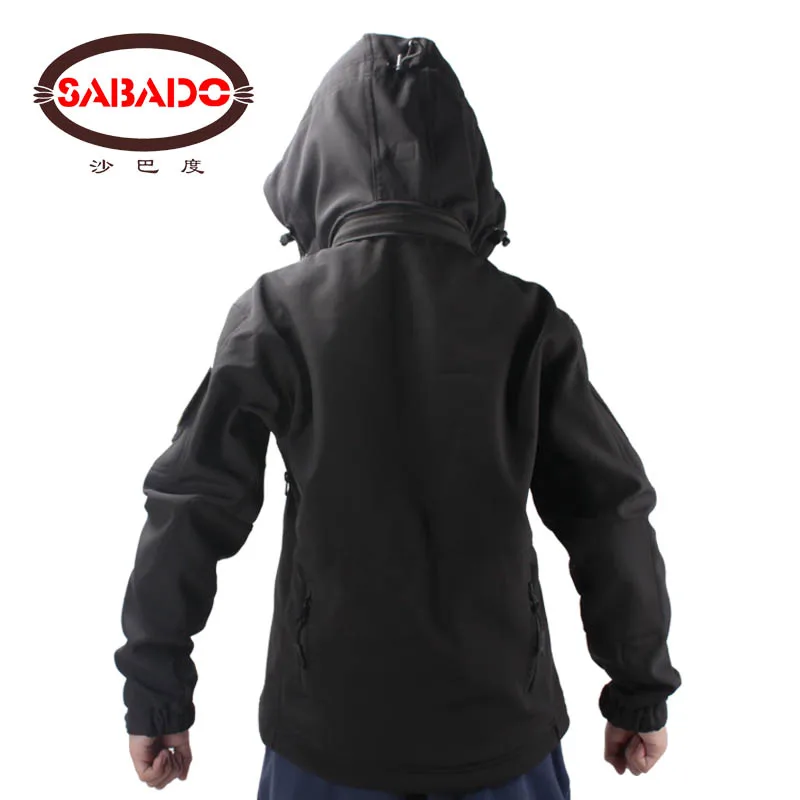 Impermeable al aire libre camo impermeable niños TAD táctica piel de tiburón Softshell chaqueta de caza niños abrigos del ejército chaquetas de caza - imagen 3