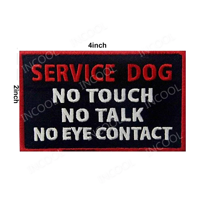 Parche bordado sin contacto para perro, parches bordados para arnés, chaleco - imagen 2