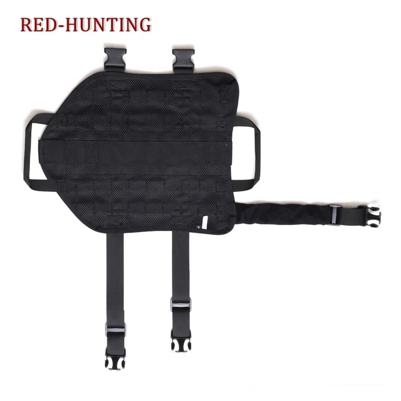 Arnés táctico de entrenamiento para perros, chaleco MOLLE con mango de tracción para perros pequeños y grandes - imagen 4