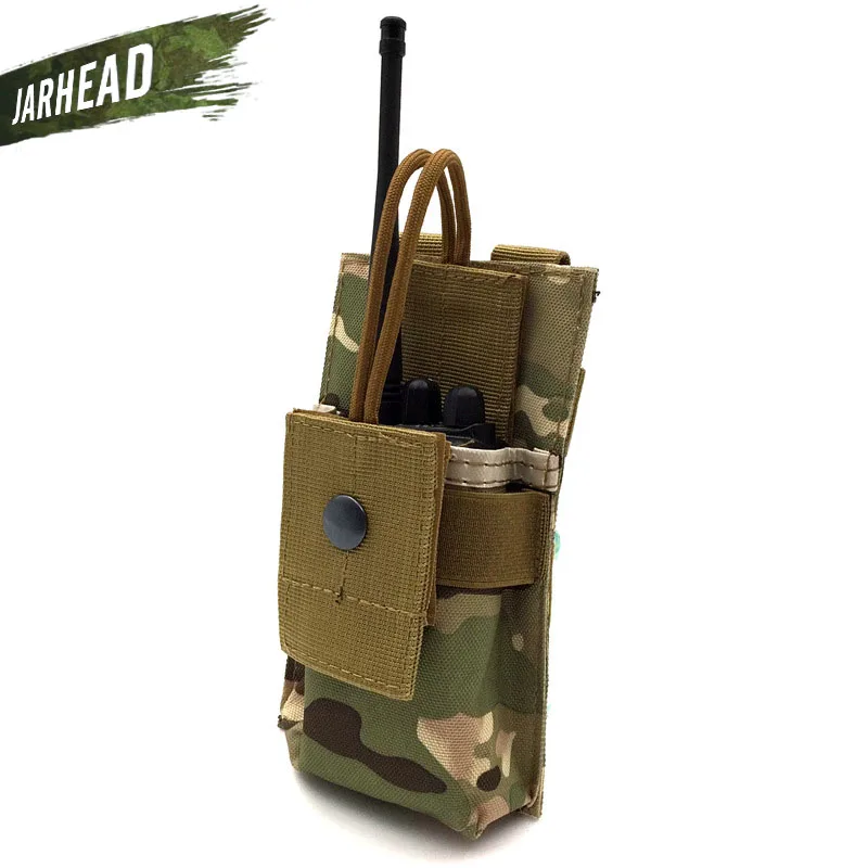 Bolsa de interfono militar multifuncional para exteriores, chaleco táctico, accesorio, sistema MOLLE, bolsa de cintura - imagen 3
