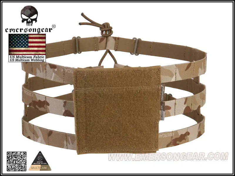 Hunting Lightweight Lite Cummerbund, Multicam, MCBK, MOLLE, Skeletal Cummerbund para AVS, JPC, Vest Plate Carrier, 3 bandas - imagen 3