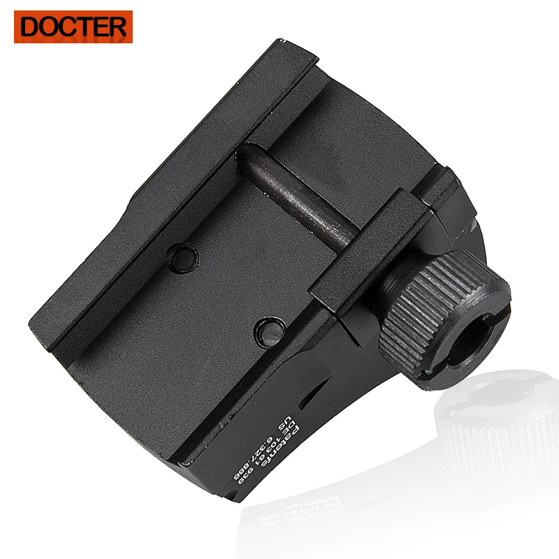 Mira de punto rojo para Rifle de caza Airsoft, reflejo táctico de iluminación automática, montura de 20mm y caja de regalo de montaje Glock - imagen 3