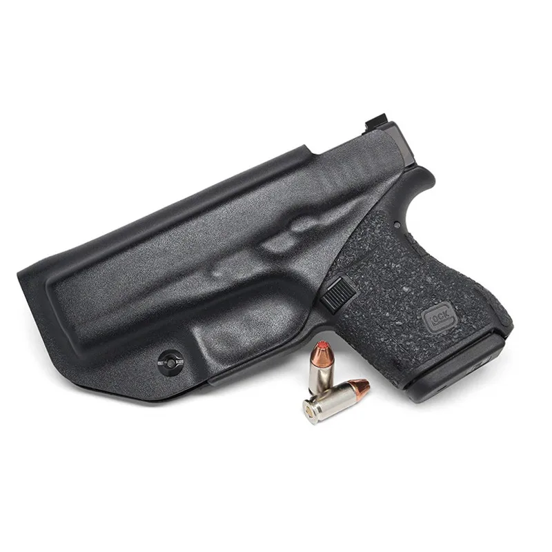 Dentro de la cintura, funda de pistola IWB Kydex personalizada para Glock 43 Gen 1-5, pistolas de transporte oculto, clip para cinturón kydex - imagen 3