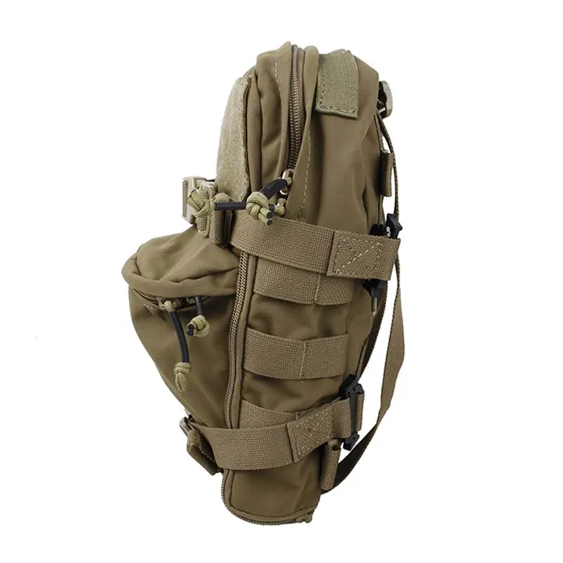 Mini bolsa de hidratación táctica mate CB RG, bolsa de agua, chaleco MOLLE JPC, negro - imagen 3