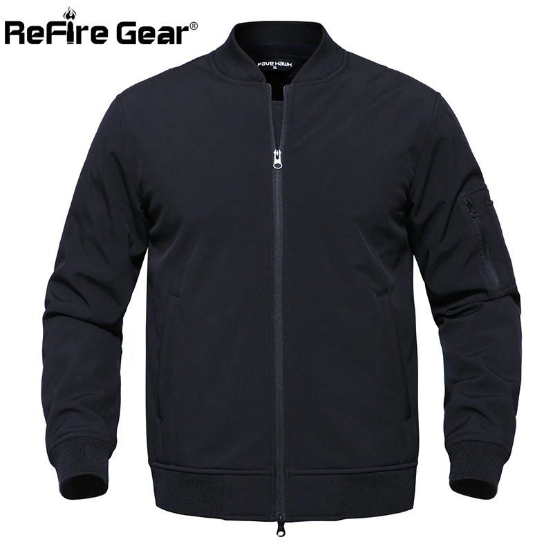 ReFire Gear-chaqueta táctica MA1 impermeable para hombre, forro polar cálido, militar, de camuflaje, de invierno - imagen 2