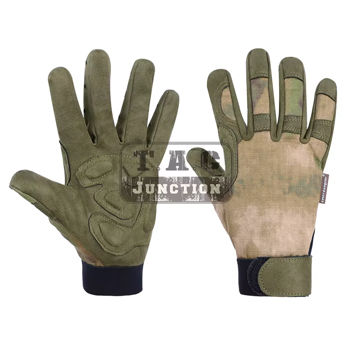 Emerson-guantes de camuflaje táctico para todo tipo de clima, guante ligero de dedo completo, cazador de tiro, Airsoft - imagen 5