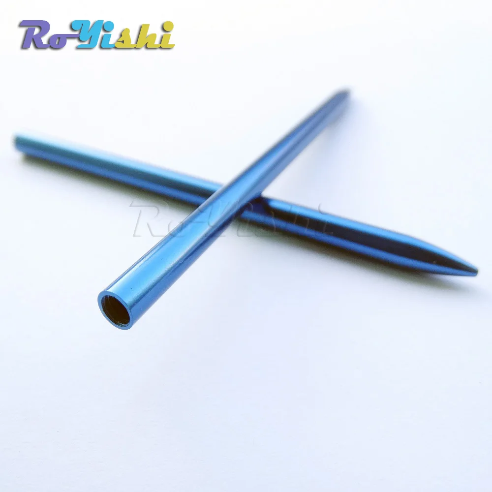 Aguja de Paracord de aluminio, accesorio con rosca de tornillo, punta de eje, aguja de Stiching, para pulsera práctica, 3,5 pulgadas, 10 unids/paquete - imagen 5