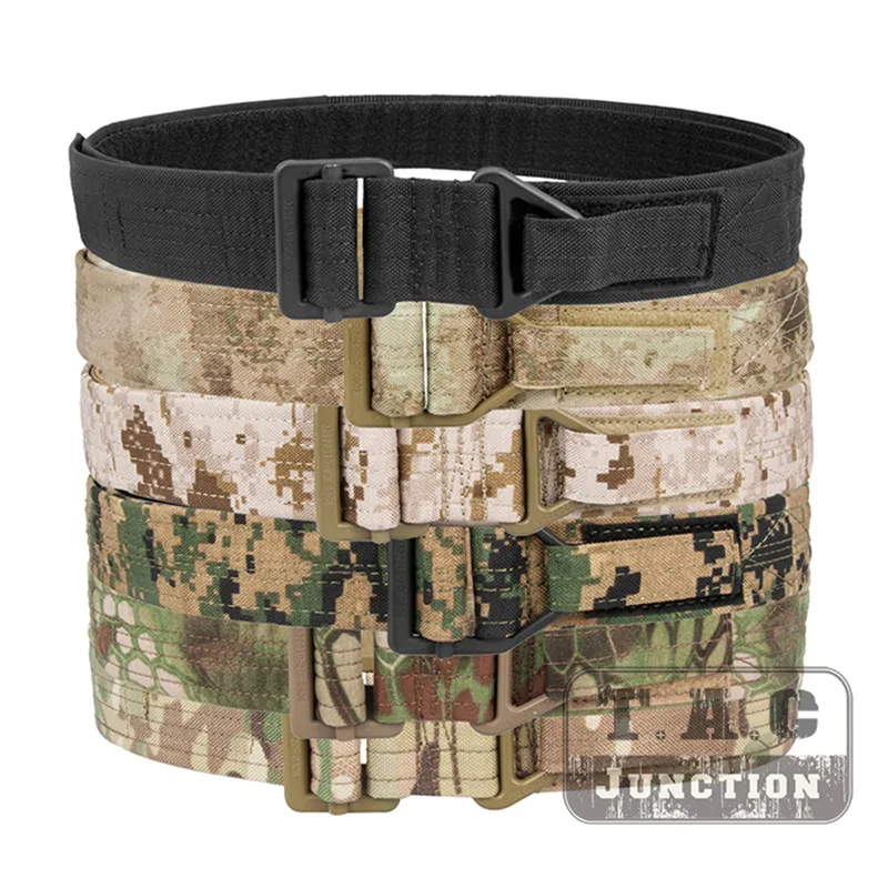 Emerson-cinturón táctico CQB para supervivencia al aire libre, equipo de rescate de emergencia, ajustable, con gancho y bucle, Militar - imagen 2