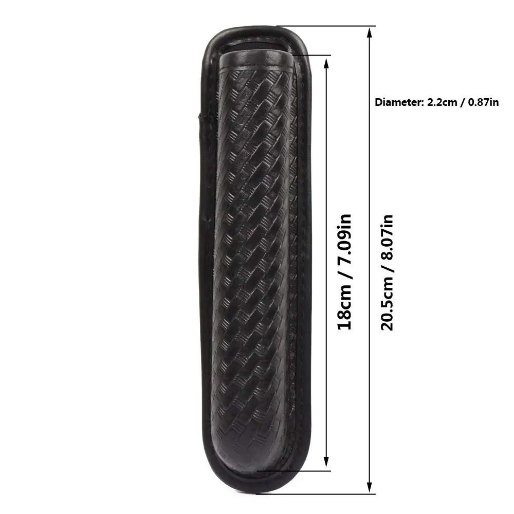ROCOTACTICAL-Soporte de bastón extensible, tejido de baloncesto, 16 y 21 pulgadas, funda de bastón telescópico moldeada PARA CINTURÓN DE SERVICIO - imagen 2