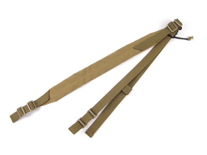 Eslinga táctica MK2 acolchada para Rifle, correa de caza de 2 puntos, Honda marrón de ajuste rápido con Coyote (SKU051297) - imagen 2