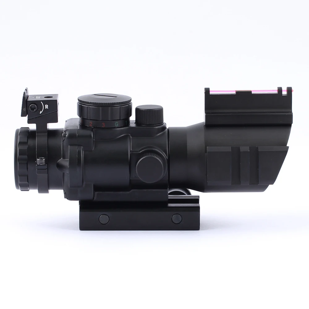 SPINA OPTICS-mira telescópica táctica 4x32 Acog, visor óptico de reflejo de cola de milano de 20mm para caza - imagen 4