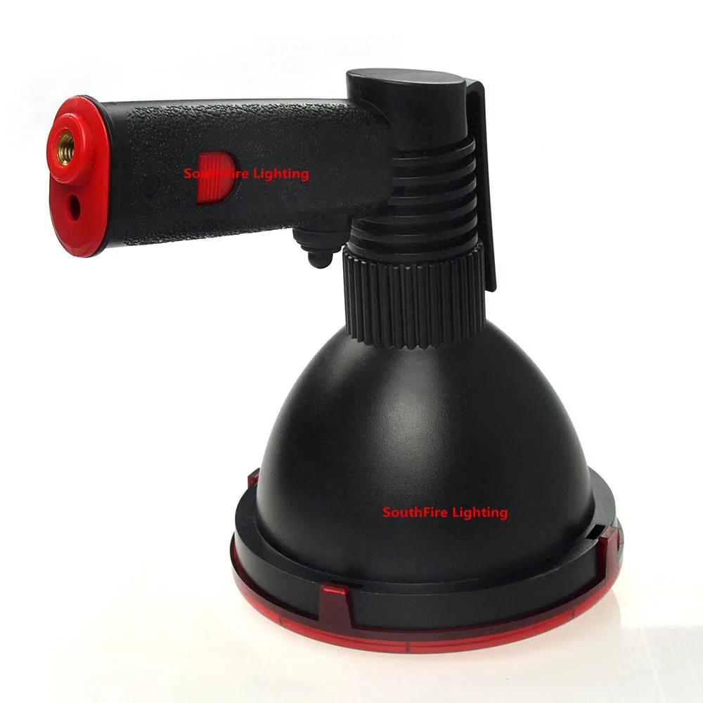 12V 125mm haz de punto perfecto CREE XML2 T6 1200LM 10W LED blanco/verde/rojo luces de caza foco de mano con enchufe hembra de 12V - imagen 3