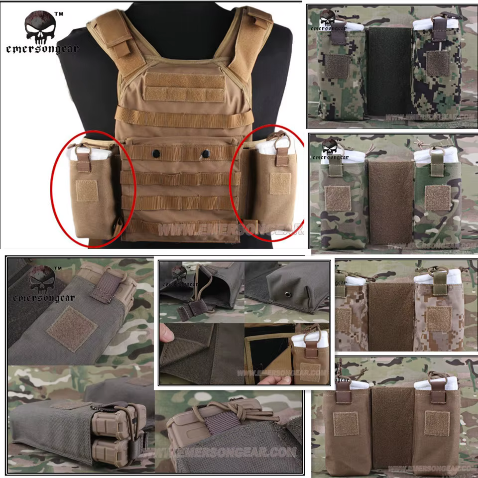 EMERSON MBITR – Bolsa radio MOLLE táctica doble