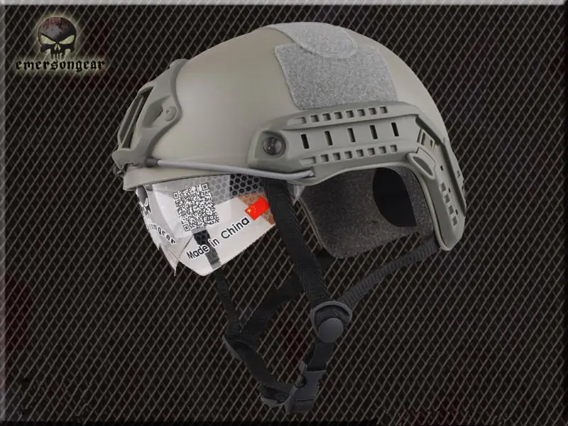 Emerson-Casco rápido con gafas protectoras, novedad, 8820, negro/DE/FG - imagen 3