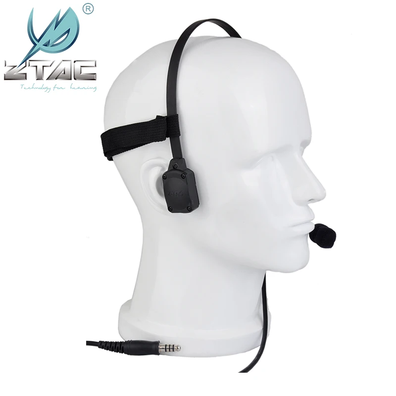 Z-tac-auriculares tácticos MH180-V, cascos tácticos de conducción ósea, Airsoft militar, Softair Z136 - imagen 4