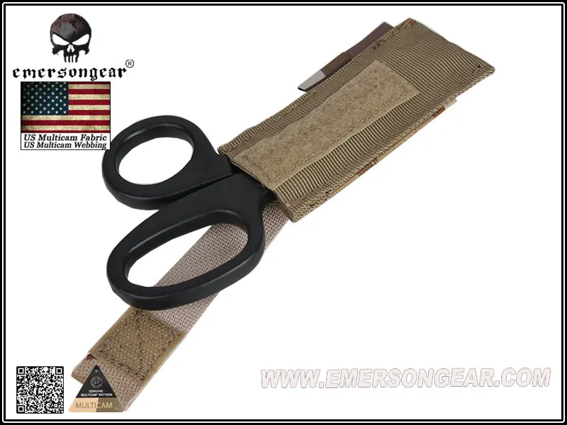 Emerson-Bolsa de tijera médica portátil, Accesorio militar duradero, para Airsoft, caza, Molle, EM6367 - imagen 5