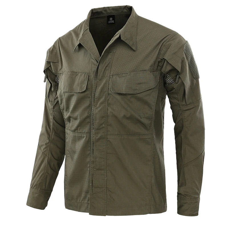 Camisa de combate de entrenamiento transpirable para hombres, camisa militar de manga larga, ropa táctica militar de camuflaje de Paintball, EE. UU., Otoño, nuevo - imagen 5