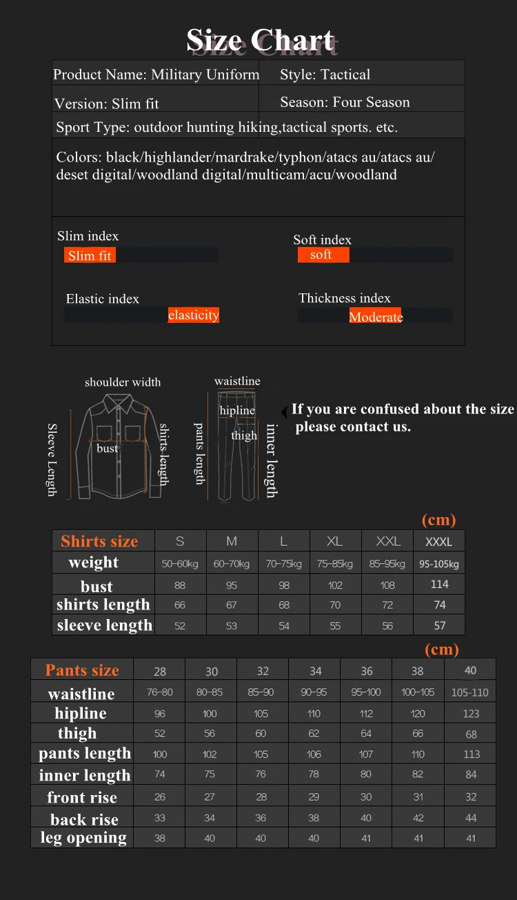 Conjunto Caza 12 Colores - Vista angular