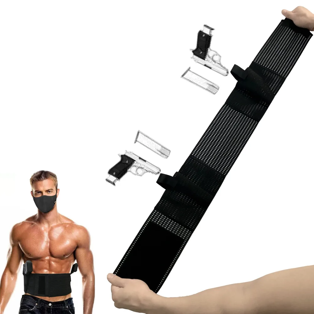 Riñonera táctica ajustable Universal para pistola, funda para pistola, funda para pistola de mano izquierda y derecha para Glock 17 M9, la mayoría de las pistolas - imagen 2