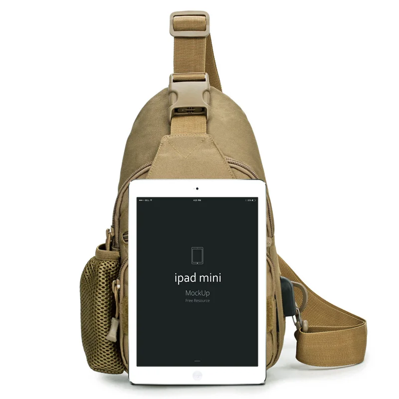 Bolso de hombro táctico militar, mochila con eslinga, ejército, Camping, senderismo, deportes al aire libre, bolsa de pecho, viaje, Trekking, mochila de caza - imagen 2