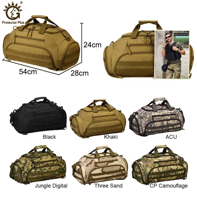 Mochila táctica de gran capacidad de 35L, bolsa Molle militar del ejército, paquete de Asalto al aire libre para senderismo, Camping, caza - imagen 5