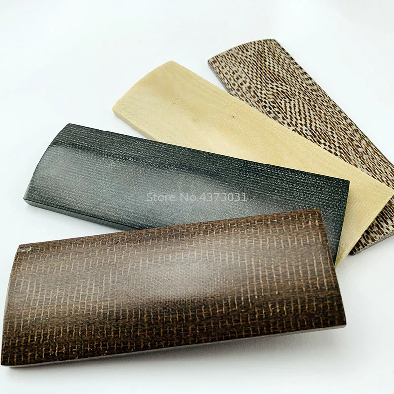 2 piezas de material de tallo de cuchillo Diy, hoja de tablero de plantilla Micarta para mango de cuchillo DIY, suministros para manualidades - imagen 3