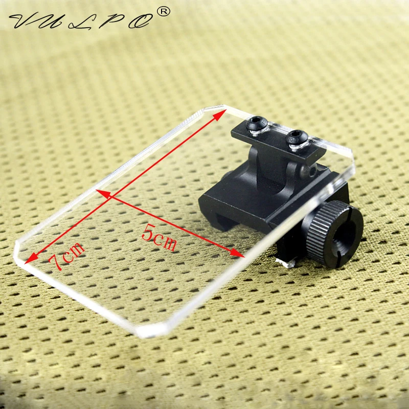 VULPO-mira táctica de liberación rápida, visor de punto rojo y verde, cubierta protectora de lente, se adapta a riel Picatinny de 20mm - imagen 5