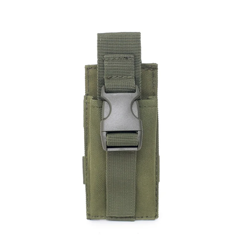 Bolsa táctica para revista de una sola pistola, bolsa Molle para cuchillo, funda para linterna, bolsas de camuflaje para munición de caza Airsoft, bolsas con cinturón para exteriores - imagen 5