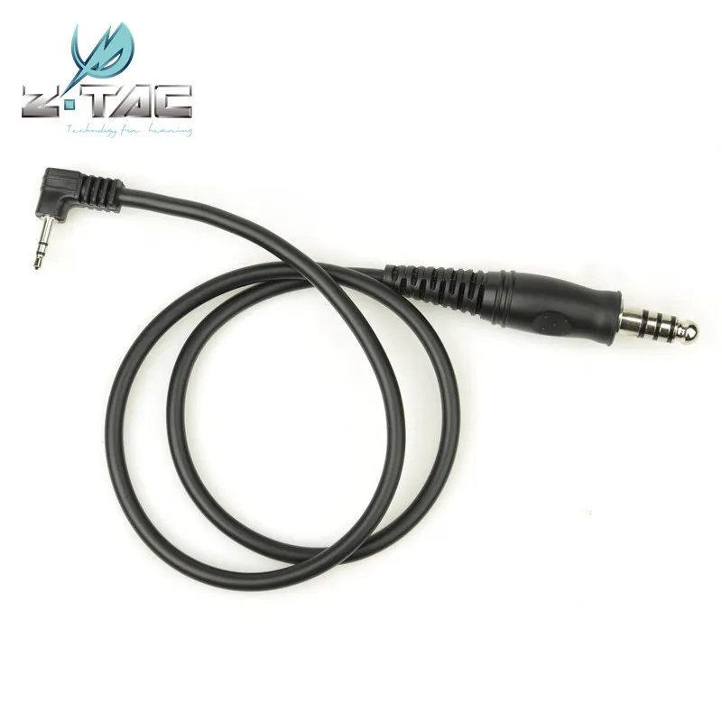 Z-tac PTT cable electrónico para auriculares tácticos, auriculares para Radios al aire libre, auriculares con cancelación de ruido, Z124 - imagen 5