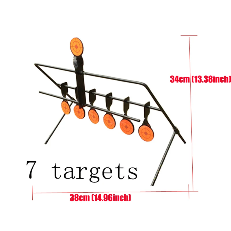 5/7/9 Reinicio Alcance Rebote Automático Paintball AirSoft BB Alcance de Disparo de Plomo - imagen 4