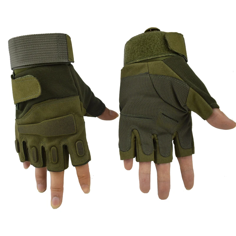 Guantes Tácticos - Sistema medio dedo