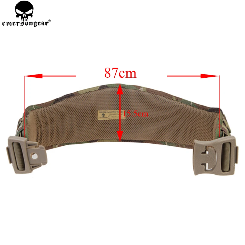 Emersongear-cinturón táctico Molle acolchado, cinturilla para tiro, caza, Airsoft, combate, fajas modulares Multicam, nailon 500D - imagen 2