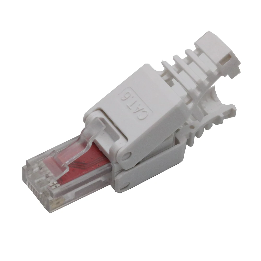 Xintylink-conector de cable ethernet rj45, conector cat6, cat5, cat5e, red rj 45 lan, cat 6, utp, modular keystone - imagen 3